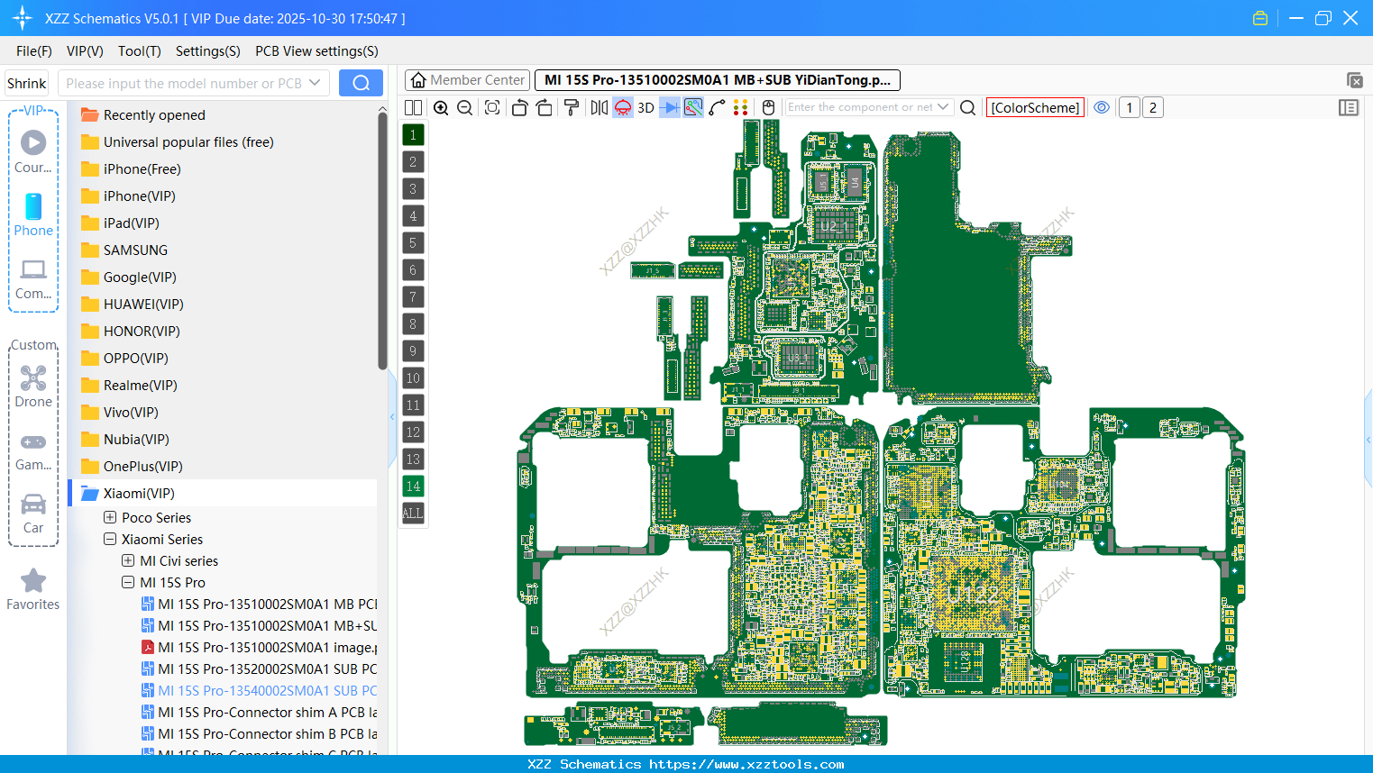 MI 15S Pro-13510002SM0A1 MB+SUB bitmap